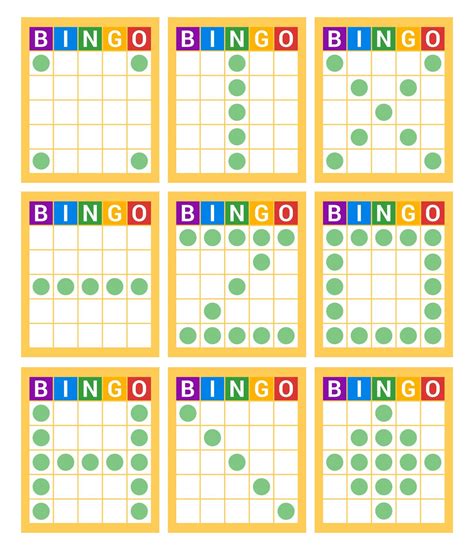 Bingo Game Patterns .